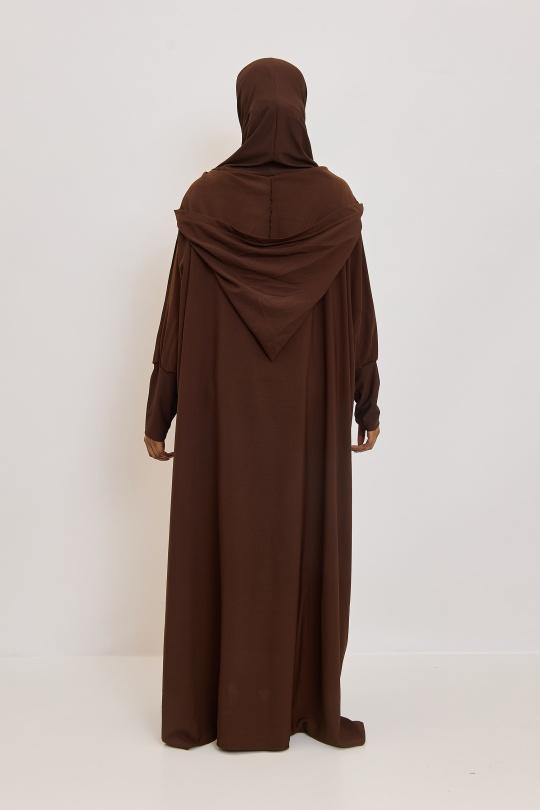 Abaya Femme Beige SILVER FASHION 011R Efashion Paris