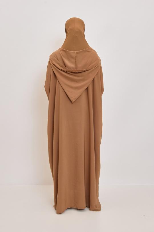 Abaya Femme Beige SILVER FASHION 011R Efashion Paris
