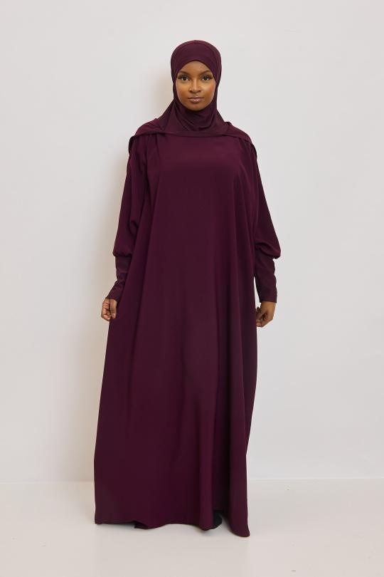 Abaya Femme Beige SILVER FASHION 011R Efashion Paris
