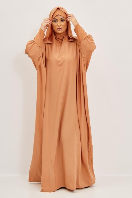 Abaya Femme Beige SILVER FASHION 011R Efashion Paris