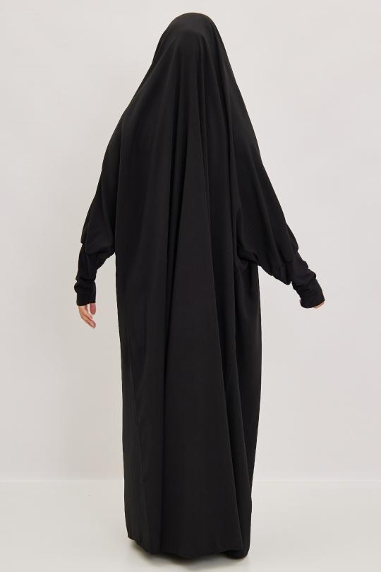 Abaya Femme Gris clair SILVER FASHION 7067 Efashion Paris