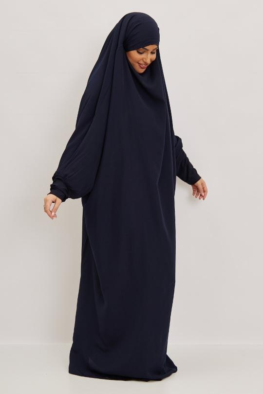 Abaya Femme Gris clair SILVER FASHION 7067 Efashion Paris