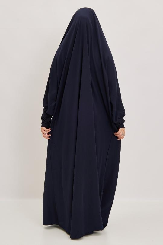 Abaya Femme Gris clair SILVER FASHION 7067 Efashion Paris