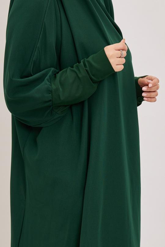 Abaya Femme Gris clair SILVER FASHION 7067 Efashion Paris