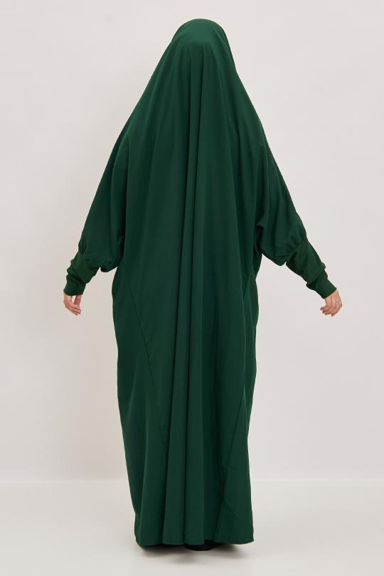 Abaya Femme Gris clair SILVER FASHION 7067 Efashion Paris