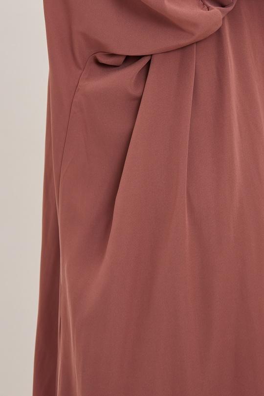 Abaya Femme Gris clair SILVER FASHION 7067 Efashion Paris