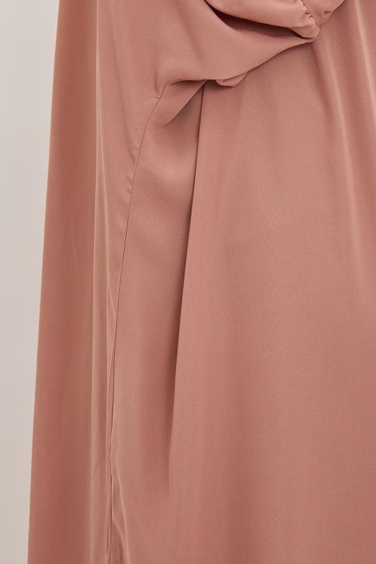 Abaya Femme Gris clair SILVER FASHION 7067 Efashion Paris