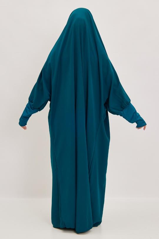 Abaya Femme Gris clair SILVER FASHION 7067 Efashion Paris