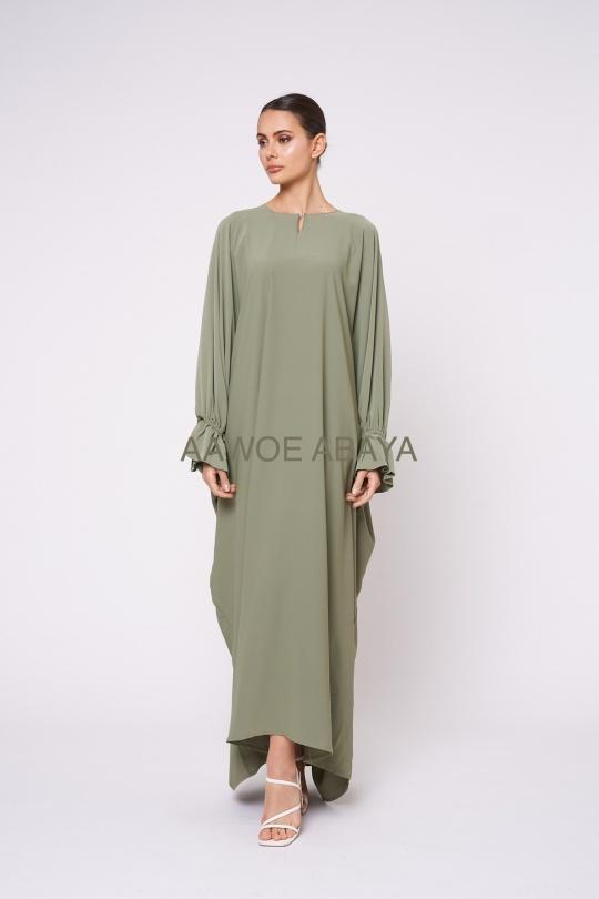 Abaya Femme Marron SILVER FASHION 2350 Efashion Paris
