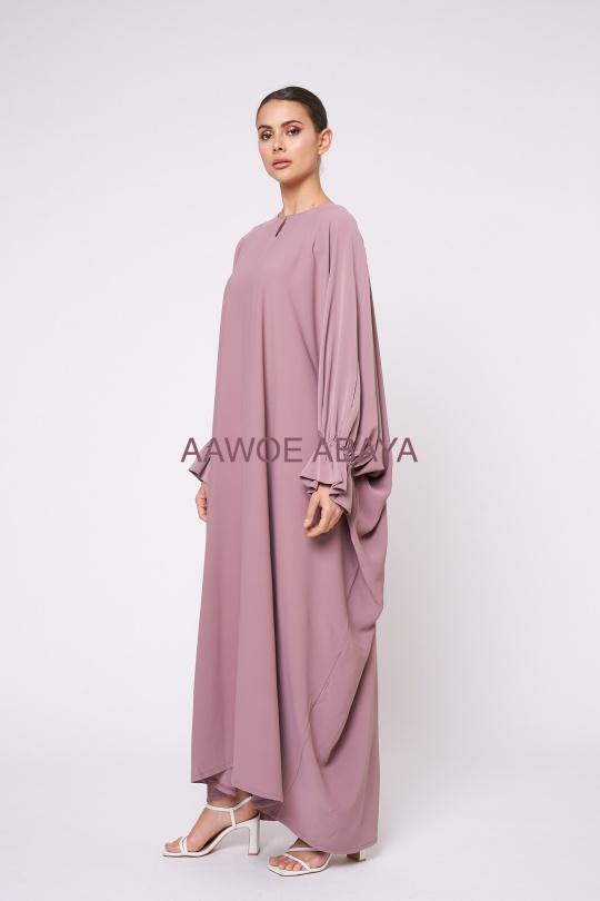 Abaya Femme Marron SILVER FASHION 2350 Efashion Paris