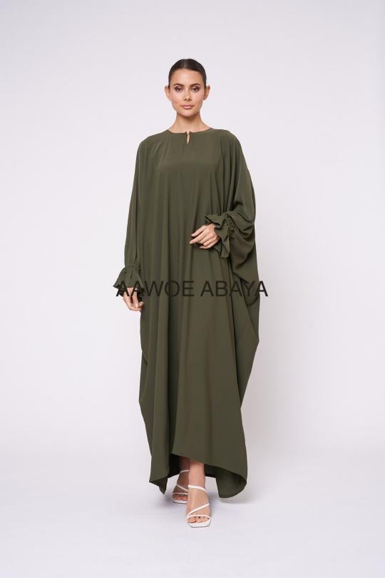 Abaya Femme Marron SILVER FASHION 2350 Efashion Paris