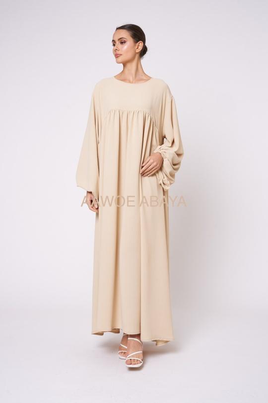 Abaya Femme Magenta SILVER FASHION 2338 Efashion Paris