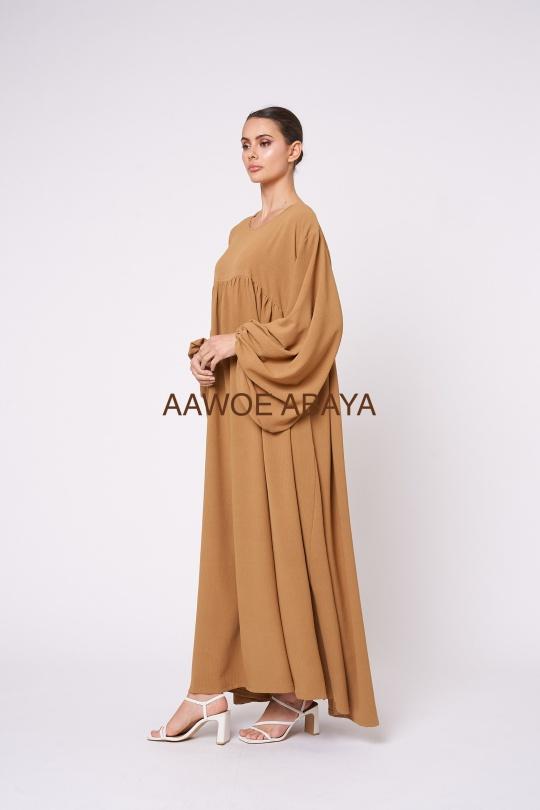 Abaya Femme Magenta SILVER FASHION 2338 Efashion Paris