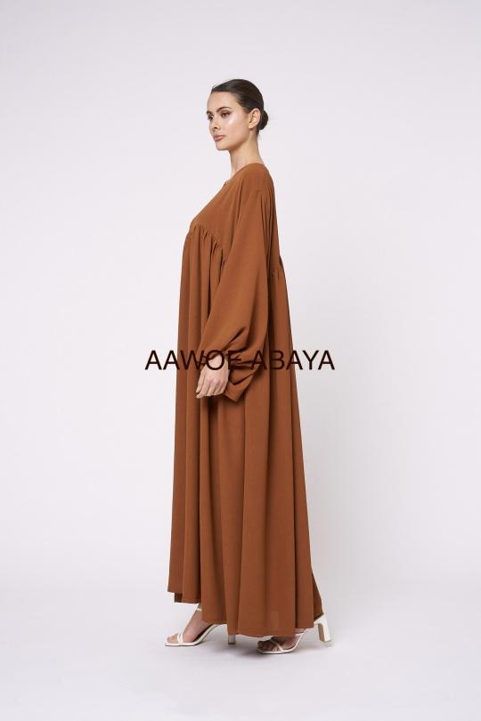 Abaya Femme Magenta SILVER FASHION 2338 Efashion Paris