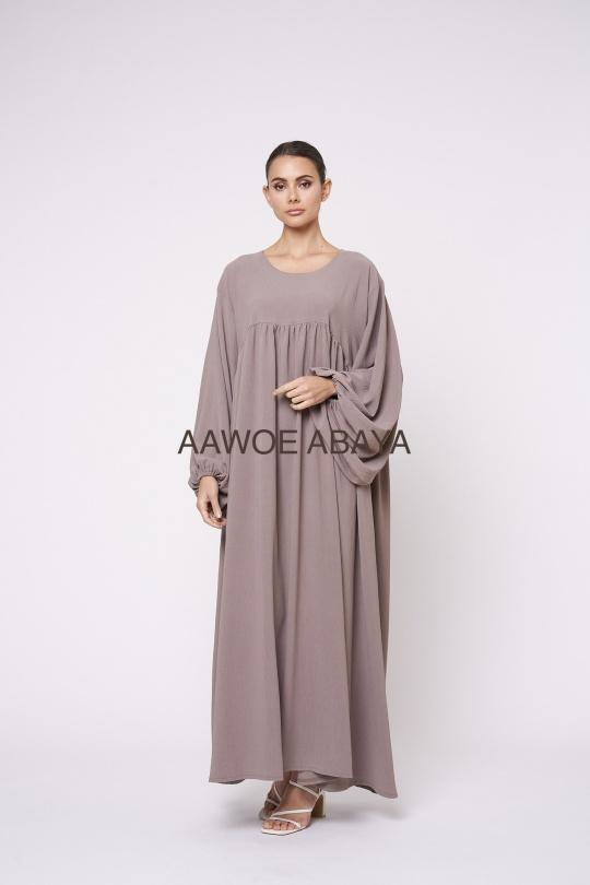 Abaya Femme Magenta SILVER FASHION 2338 Efashion Paris