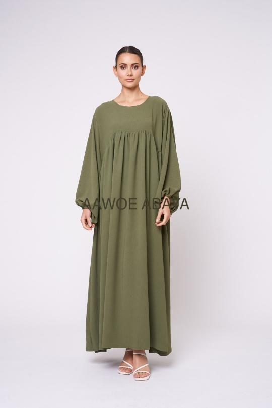 Abaya Femme Magenta SILVER FASHION 2338 Efashion Paris