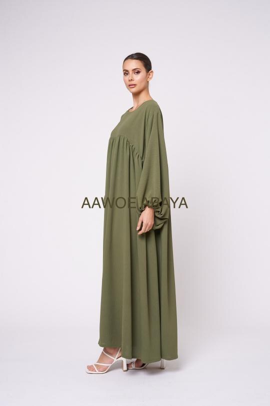 Abaya Femme Magenta SILVER FASHION 2338 Efashion Paris