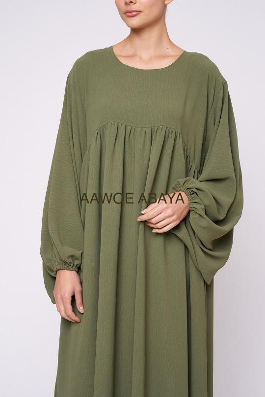 Abaya Femme Magenta SILVER FASHION 2338 Efashion Paris