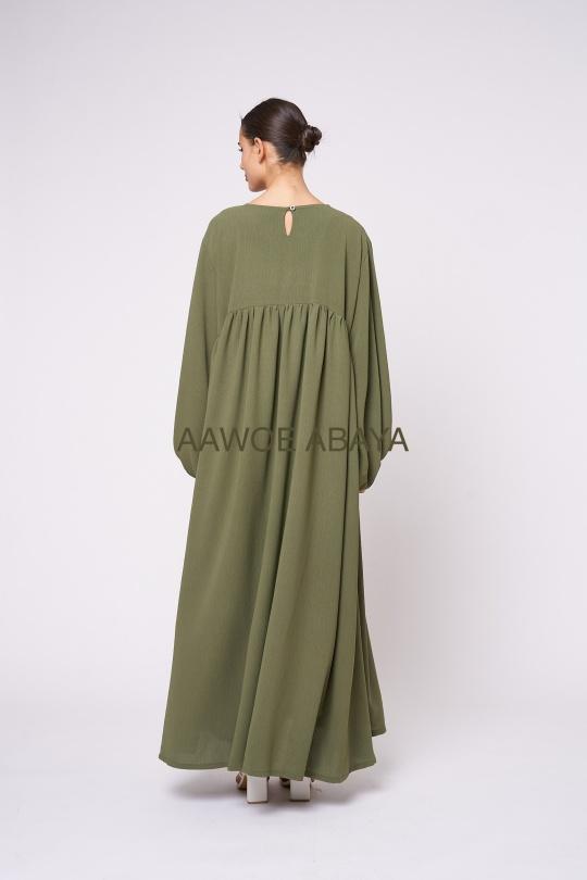 Abaya Femme Magenta SILVER FASHION 2338 Efashion Paris