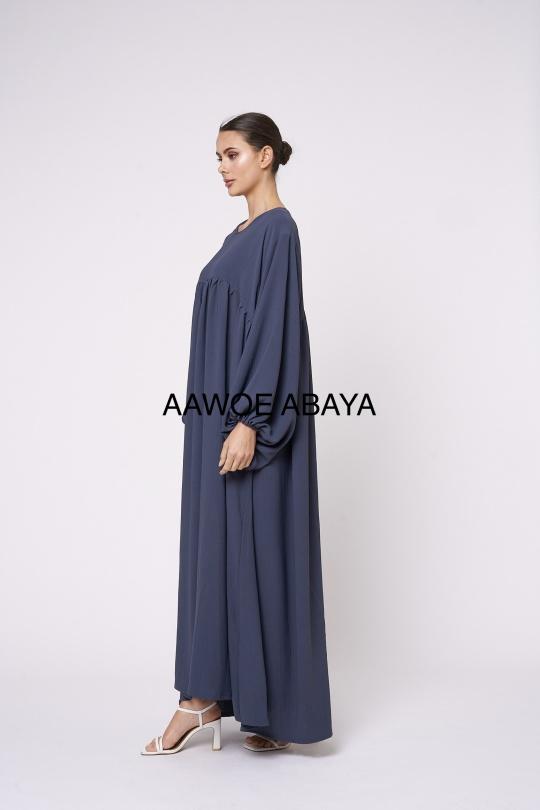 Abaya Femme Magenta SILVER FASHION 2338 Efashion Paris