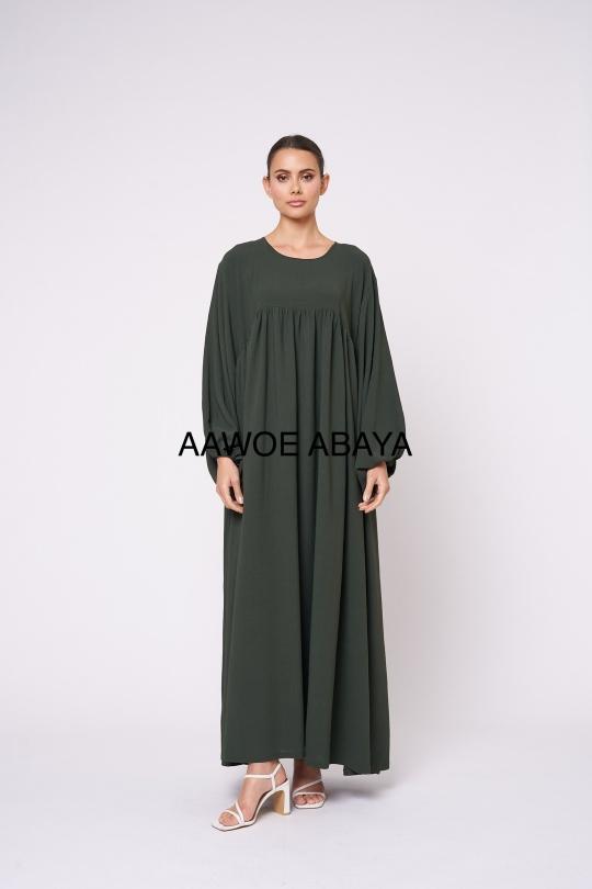Abaya Femme Magenta SILVER FASHION 2338 Efashion Paris