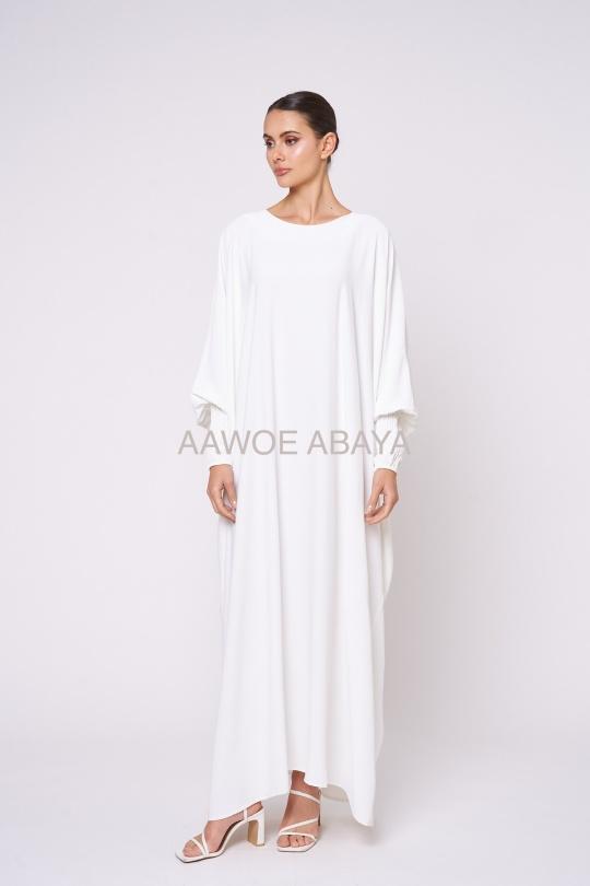 Abaya Femme Magenta SILVER FASHION 6182 Efashion Paris
