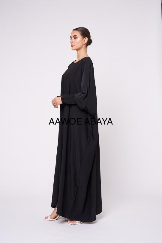 Abaya Femme Magenta SILVER FASHION 6182 Efashion Paris