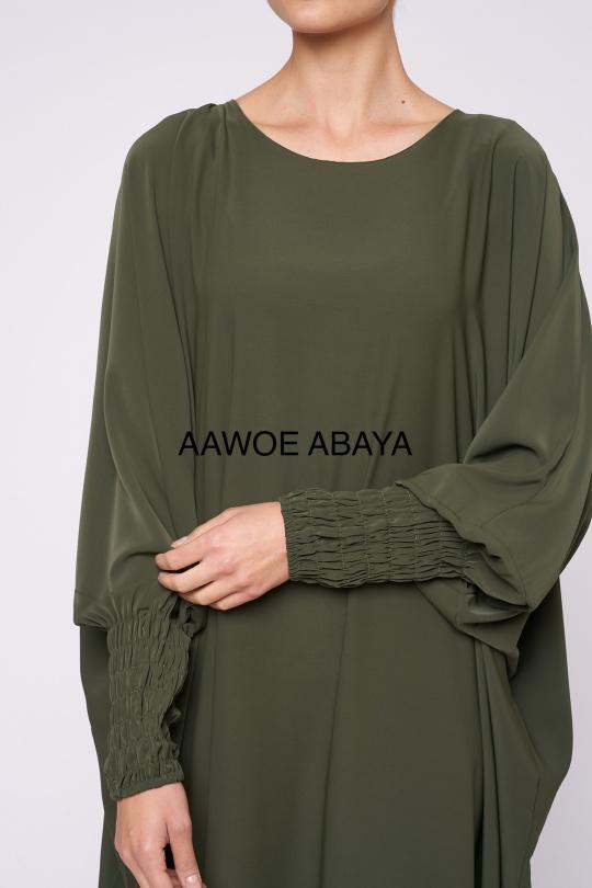 Abaya Femme Magenta SILVER FASHION 6182 Efashion Paris