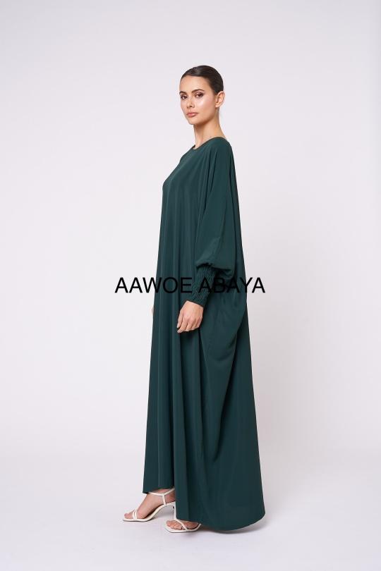 Abaya Femme Magenta SILVER FASHION 6182 Efashion Paris