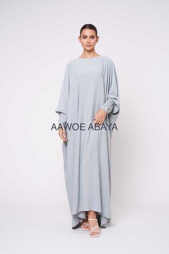 Abaya Femme Magenta SILVER FASHION 6182 Efashion Paris