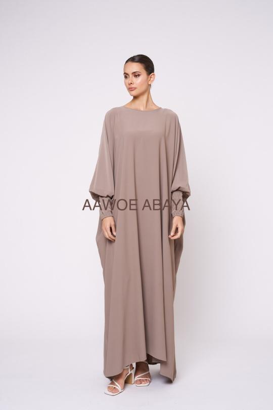 Abaya Femme Magenta SILVER FASHION 6182 Efashion Paris
