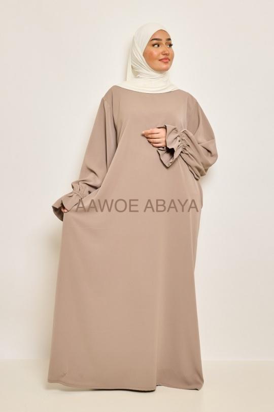 Abaya Femme Noir SILVER FASHION 2332 Efashion Paris