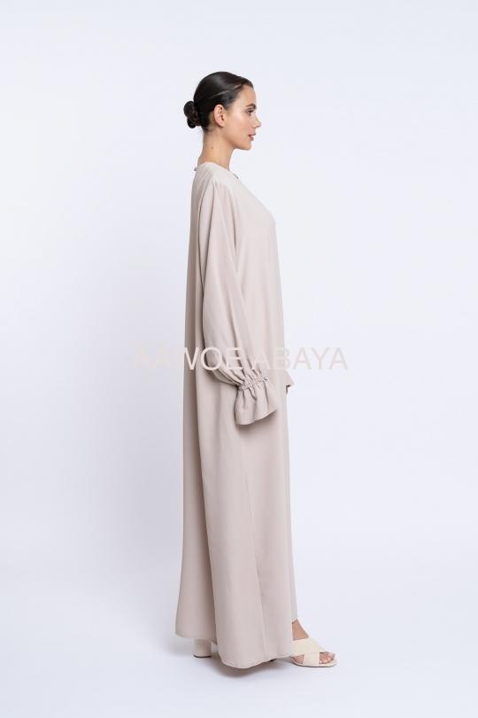 Abaya Femme Noir SILVER FASHION 2332 Efashion Paris