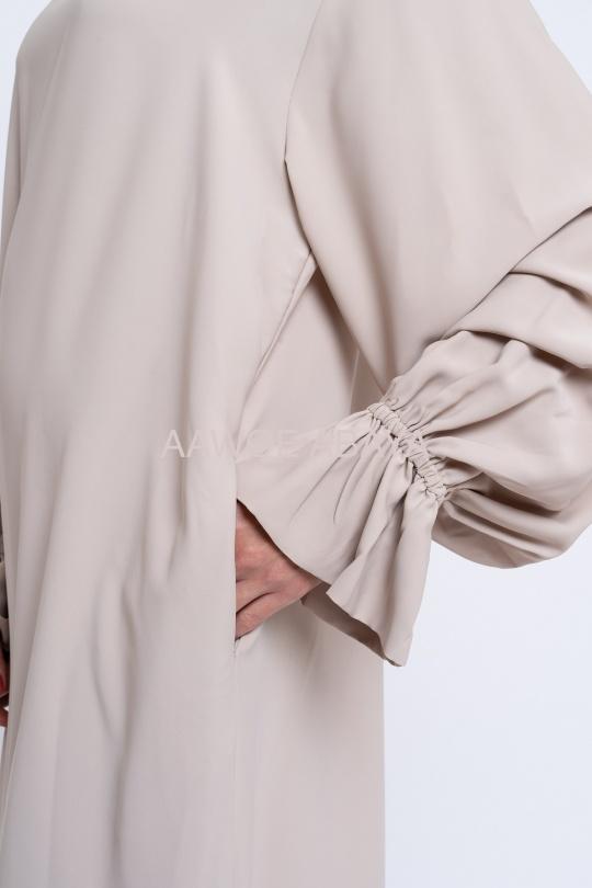 Abaya Femme Noir SILVER FASHION 2332 Efashion Paris