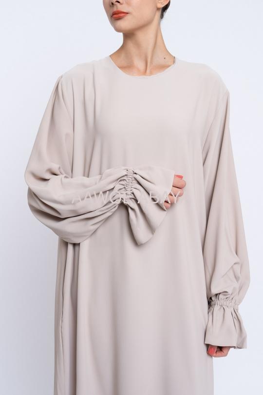 Abaya Femme Noir SILVER FASHION 2332 Efashion Paris