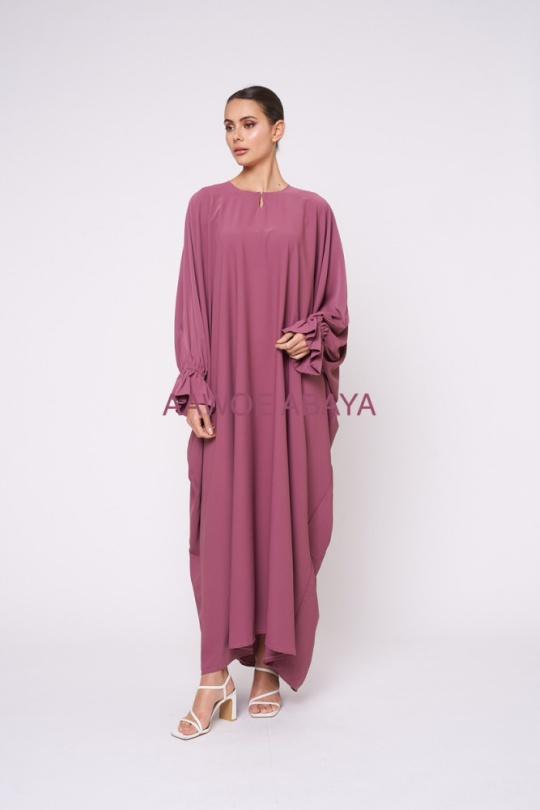Abaya Femme Noir SILVER FASHION 2332 Efashion Paris