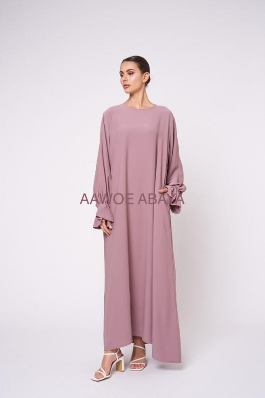 Abaya Femme Noir SILVER FASHION 2332 Efashion Paris