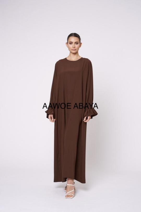 Abaya Femme Noir SILVER FASHION 2332 Efashion Paris