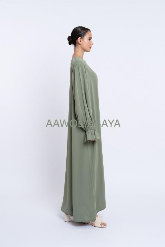 Abaya Femme Noir SILVER FASHION 2332 Efashion Paris