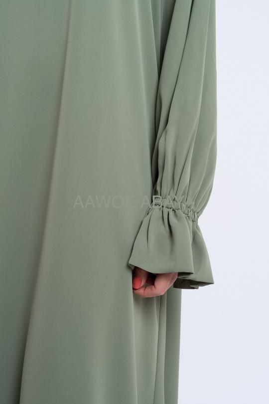 Abaya Femme Noir SILVER FASHION 2332 Efashion Paris