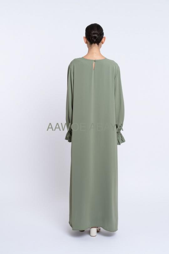 Abaya Femme Noir SILVER FASHION 2332 Efashion Paris
