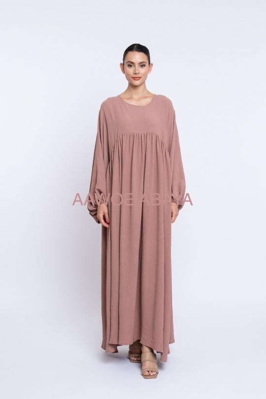 Abaya Femme Magenta SILVER FASHION 2338 Efashion Paris