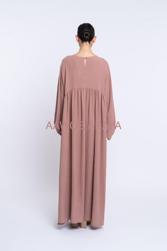 Abaya Femme Magenta SILVER FASHION 2338 Efashion Paris