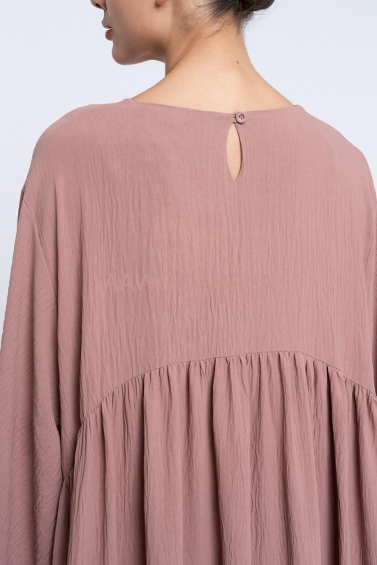Abaya Femme Magenta SILVER FASHION 2338 Efashion Paris