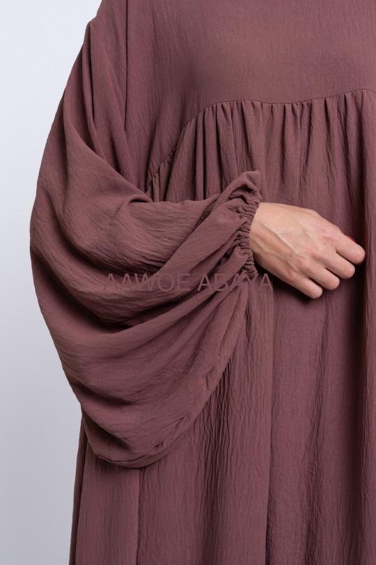 Abaya Femme Magenta SILVER FASHION 2338 Efashion Paris