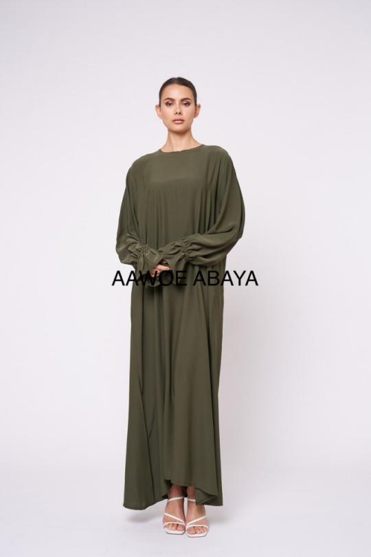 Abaya Femme Noir SILVER FASHION 2332 Efashion Paris