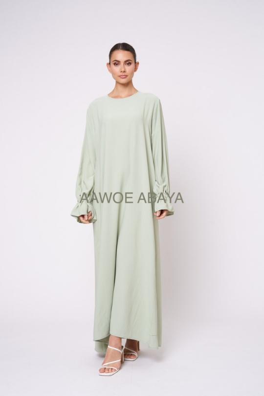 Abaya Femme Noir SILVER FASHION 2332 Efashion Paris