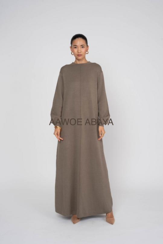 Abaya Femme Noir SILVER FASHION T2037 Efashion Paris