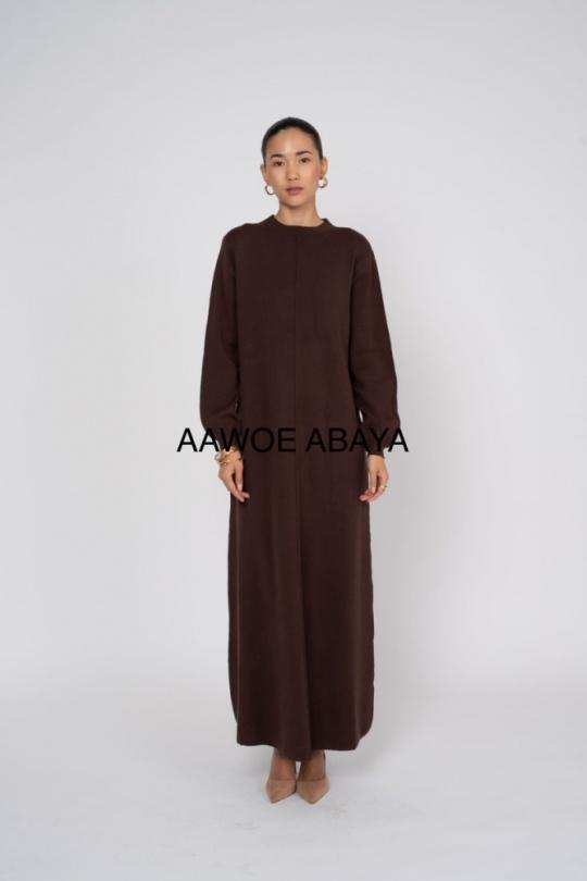 Abaya Femme Noir SILVER FASHION T2037 Efashion Paris