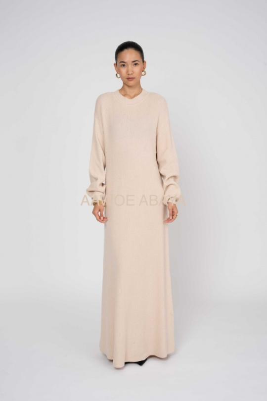 Abaya Femme Noir SILVER FASHION T2046 Efashion Paris